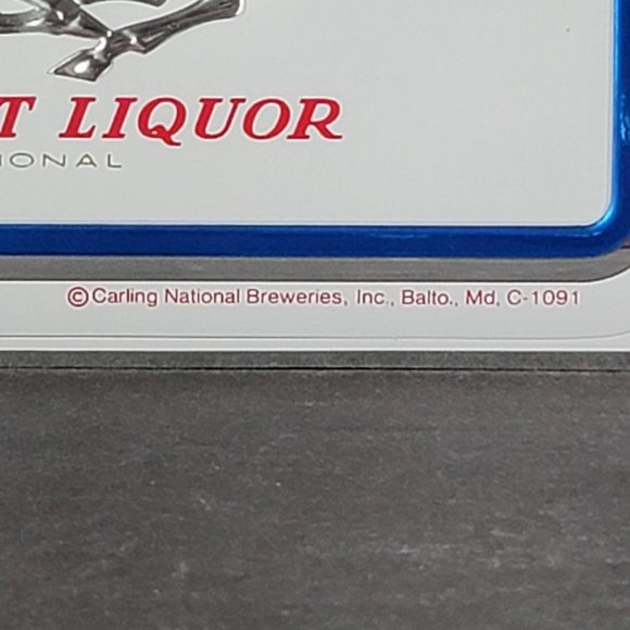 Vintage Colt 45 Malt Liquor Sticker Sign Die cut Metallic Stick On decal 6" x 5" - Picture 4 of 5